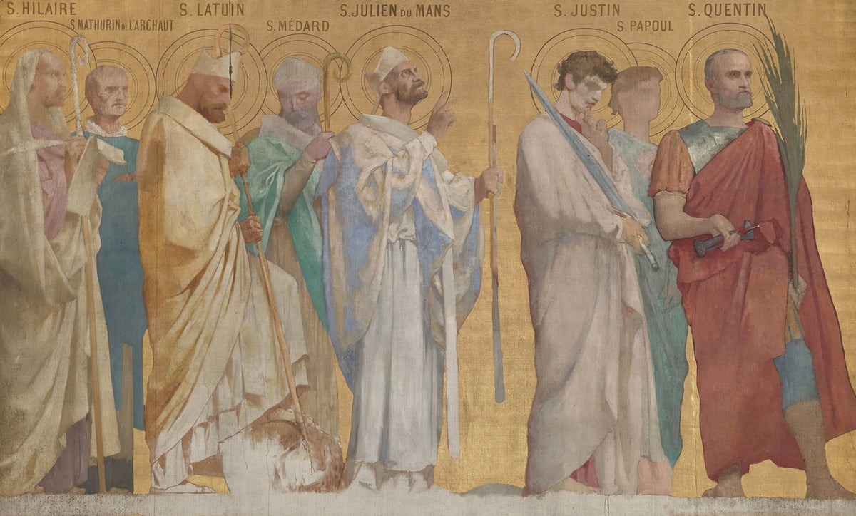 Procession des Saints Martyrs by Jules Elie Delaunay