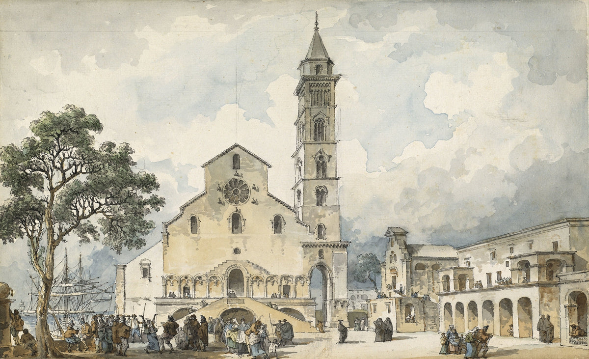 The Cathedral at Trani by Louis Jean Desprez