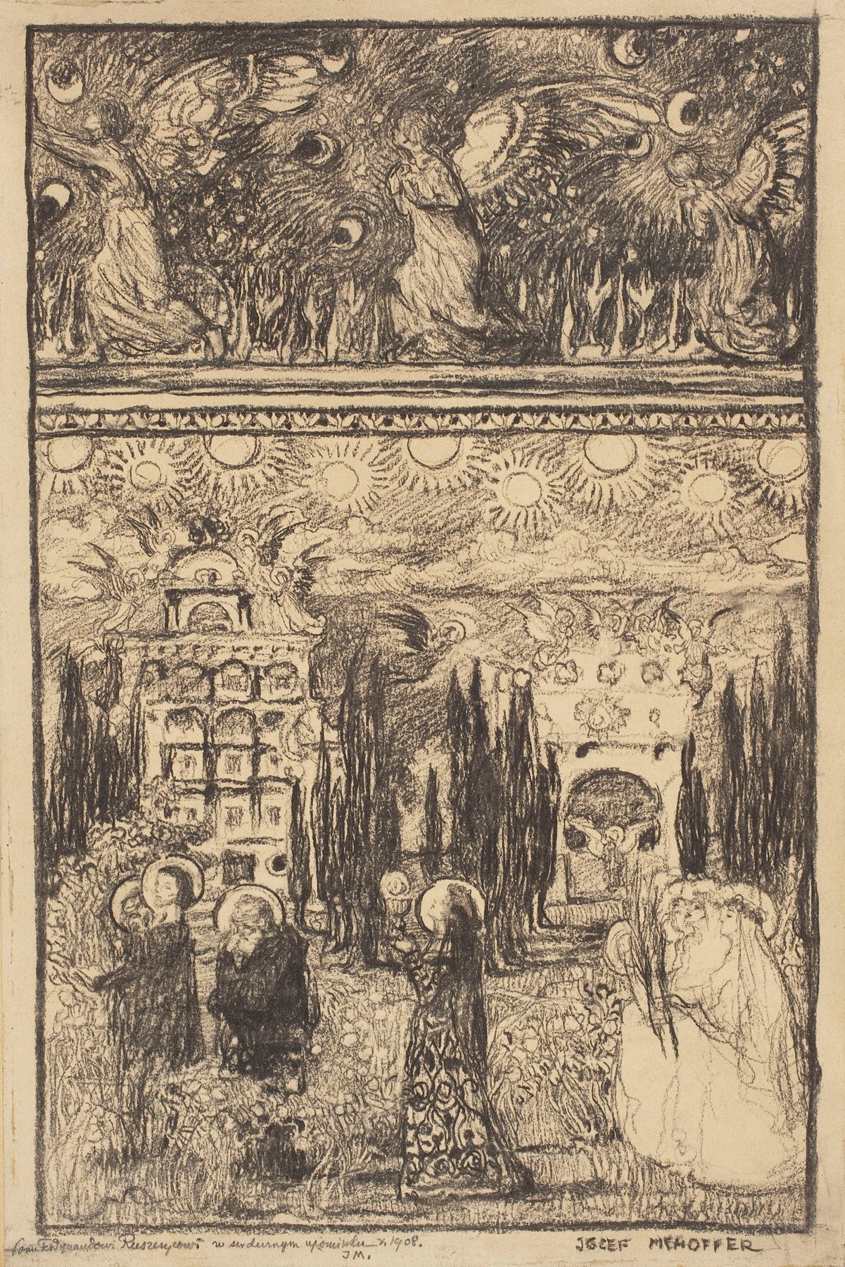 Polychrome Design for the Plock Cathedral by Józef Mehoffer