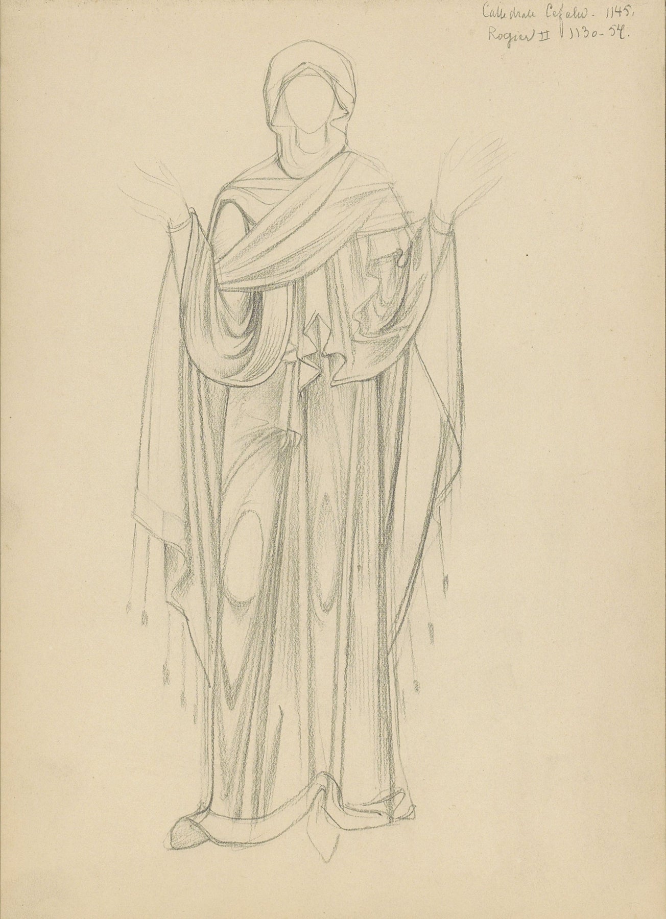 Mozaiek Van Maria Uit de Kathedraal Van Cefalu by Antoon Derkinderen