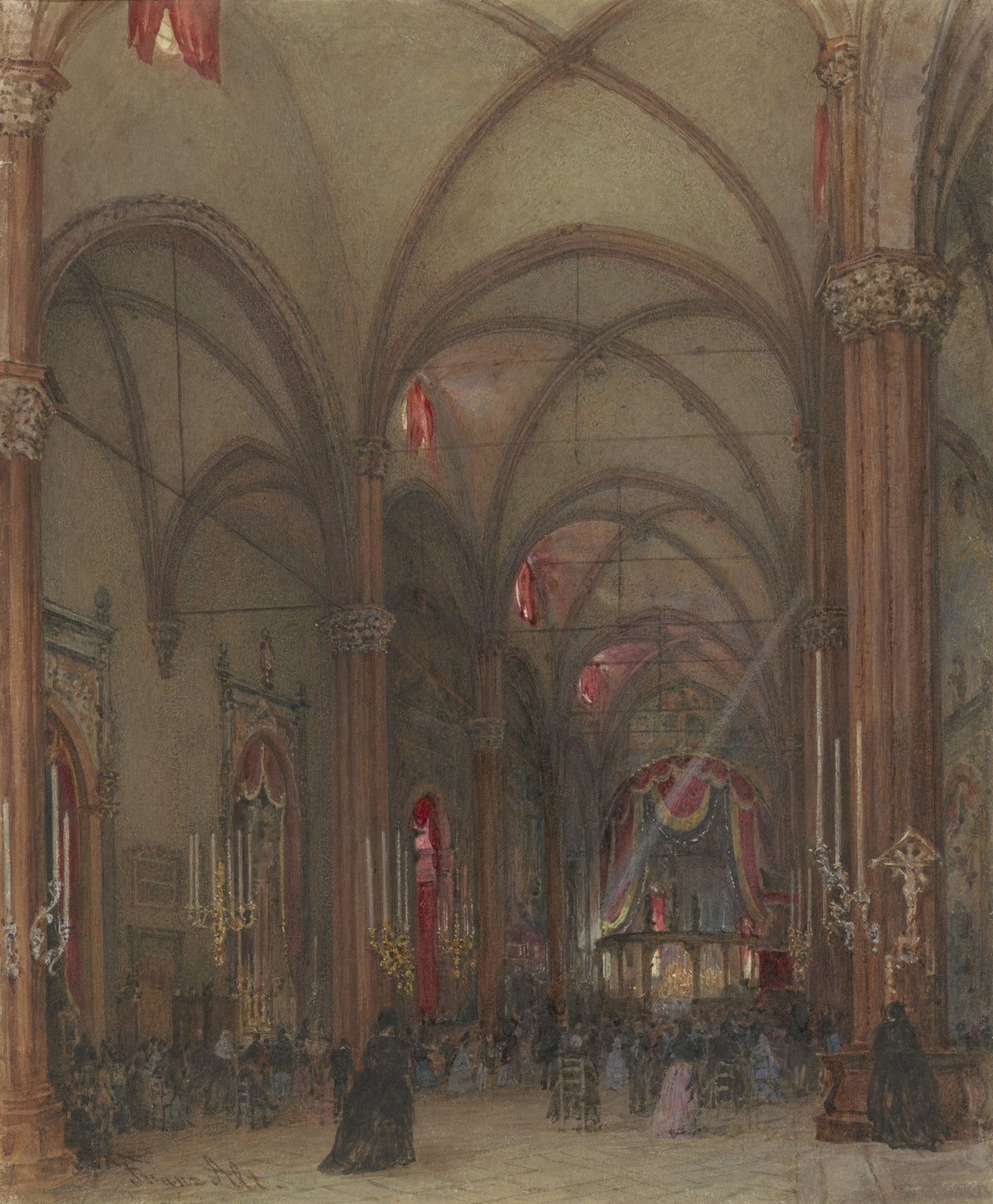 Interieur Van de Dom Te Verona by Franz Alt