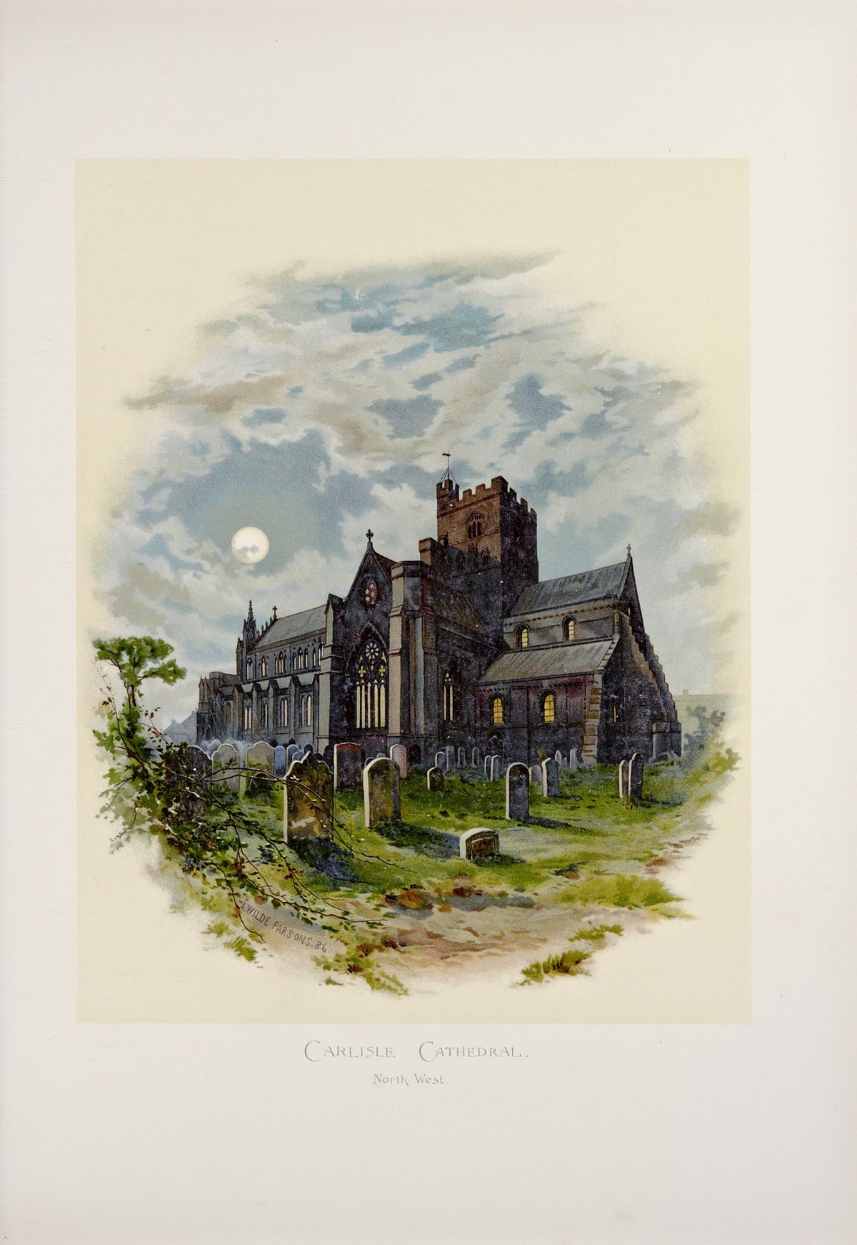 Carlisle Cathedral from the North West by Arthur Wilde Parsons