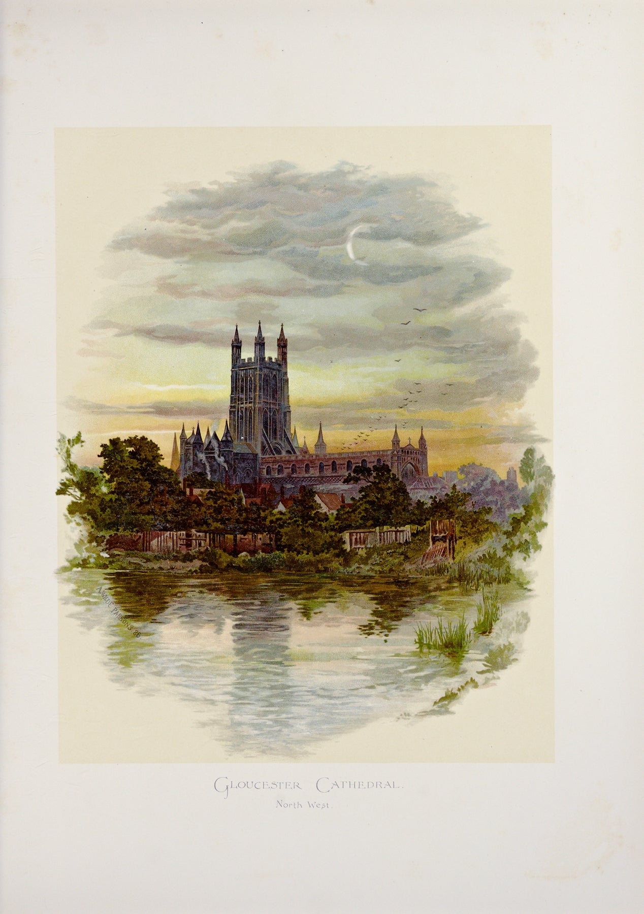 Gloucester Cathedral from the North West by Arthur Wilde Parsons