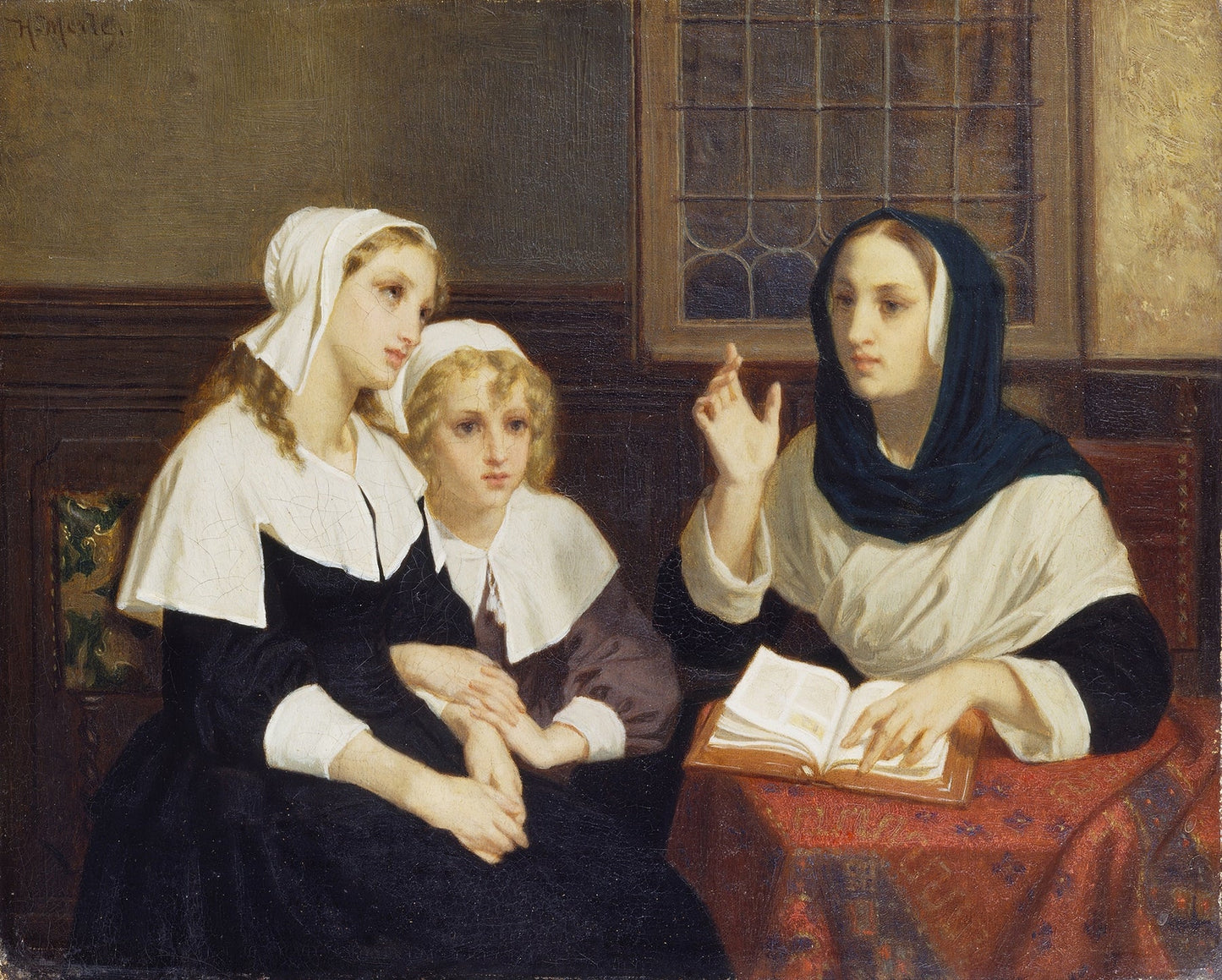 Reading the Bible Catholic artwork