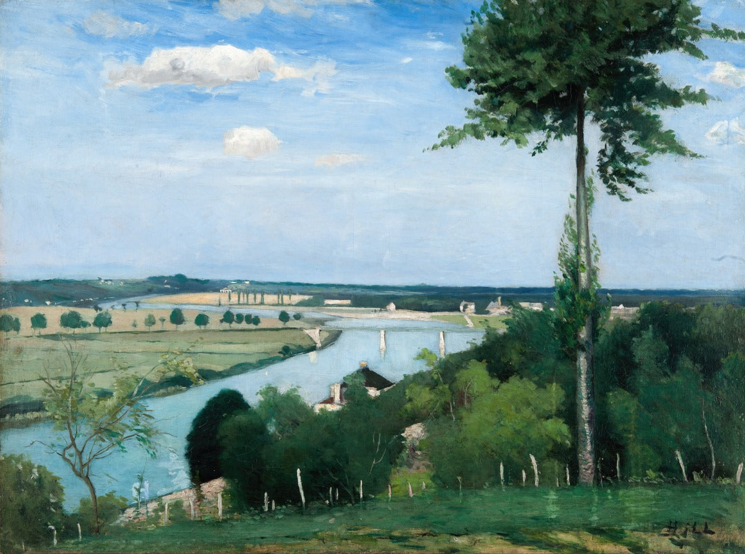 French River Landscape, Bois-le-Roi