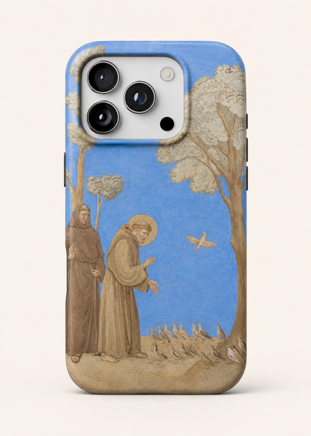 Saint Francis and the Birds Phone Case