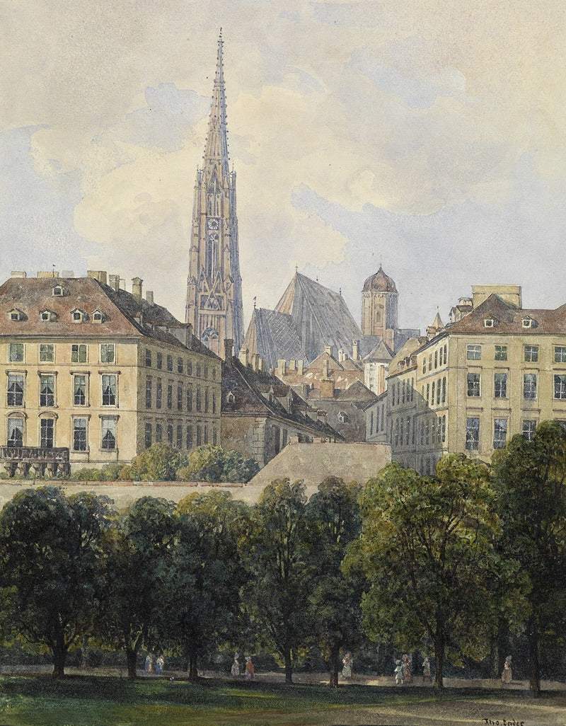 View of St. Stephen's Cathedral from the Glacis