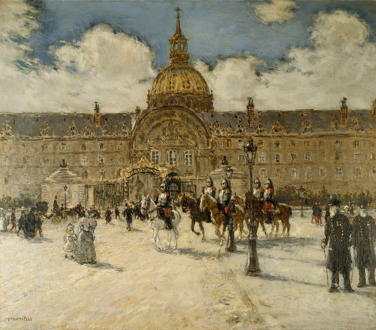 Les Invalides by Jean François Raffaëlli