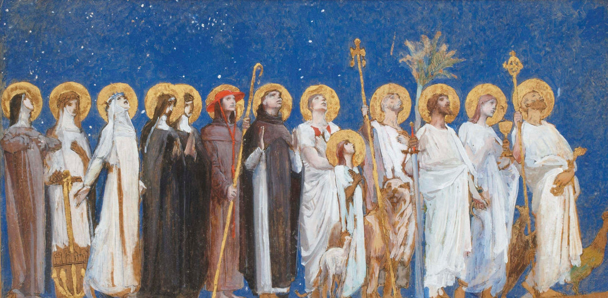 Saints en procession by Luc-Olivier Merson