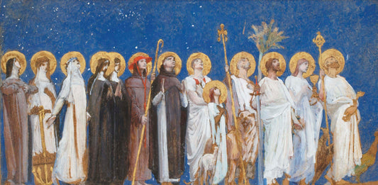Saints en procession by Luc-Olivier Merson