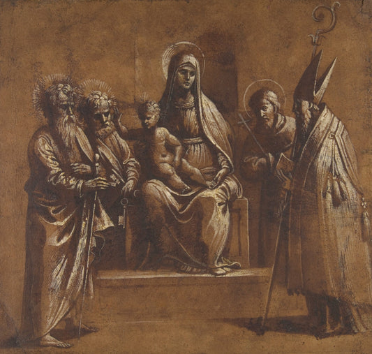 The Virgin and Child with Saints by Girolamo da Treviso