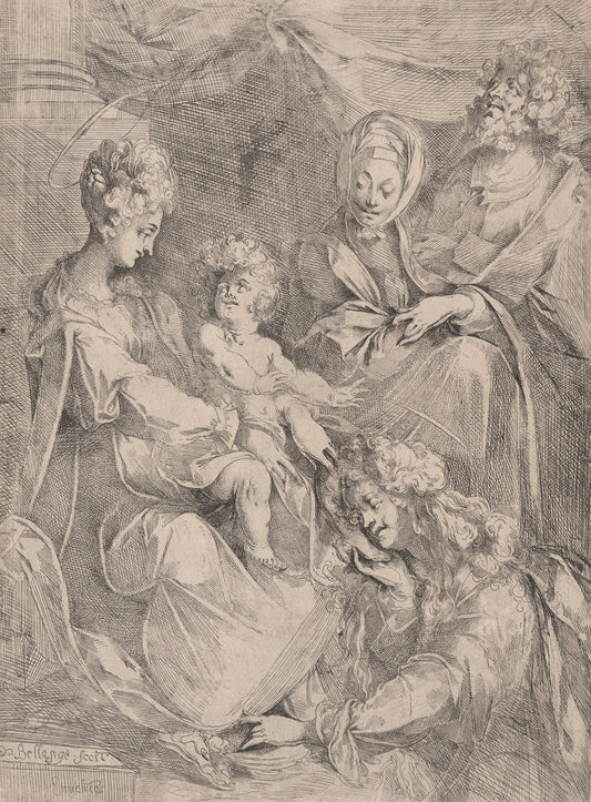 Virgin and Child with Saints by Jacques Bellange