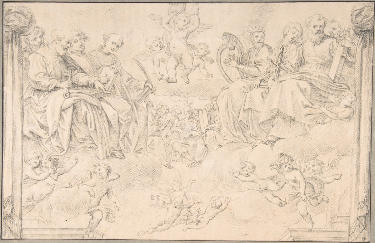 Prophets and Saints in Glory After Bernardino Poccetti by Santi Pacini