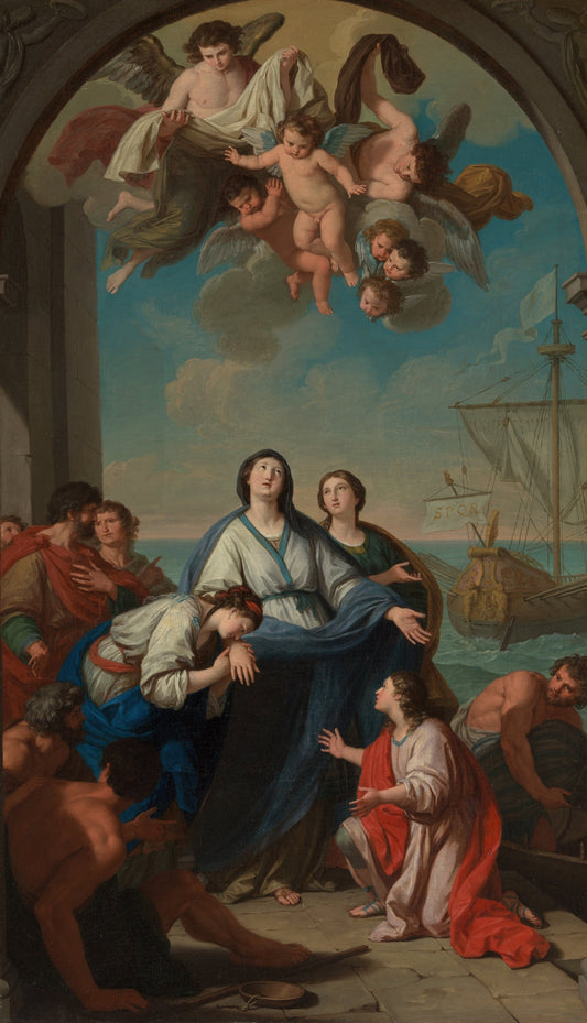The Departure of Saints Paula and Eustochium for the Holy Land by Giuseppe Bottani