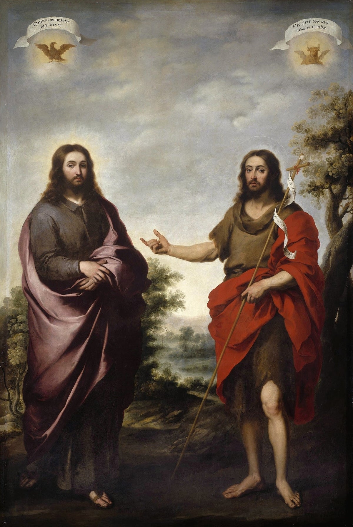 Saint John the Baptist Pointing to Christ by Bartolomé Estebán Murillo 