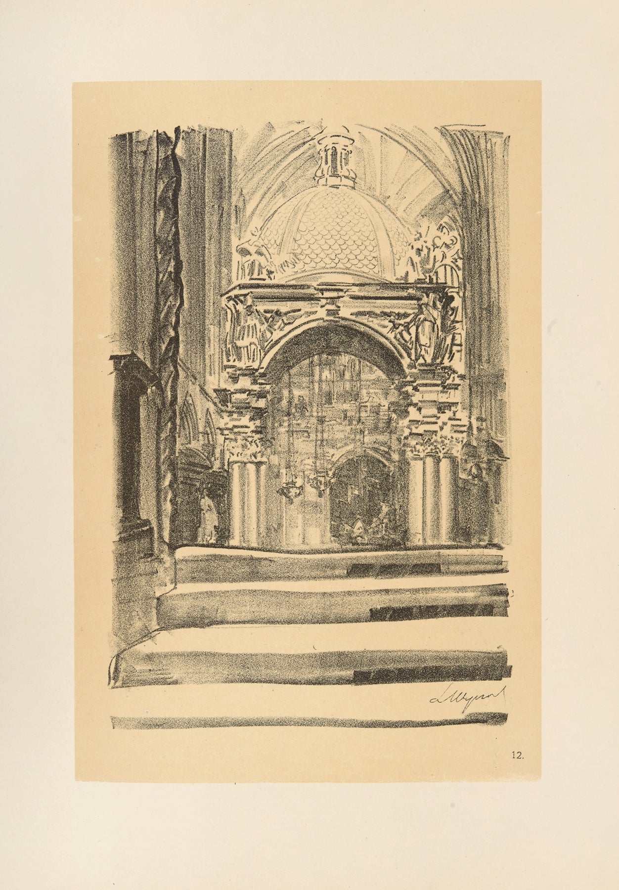 Saint Stanislaus Wawel Castle by Leon Wyczółkowski