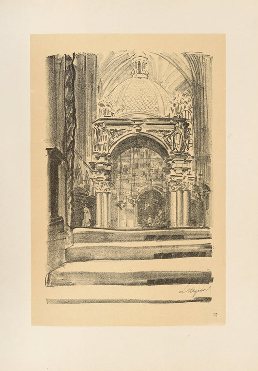 Saint Stanislaus Wawel Castle by Leon Wyczółkowski