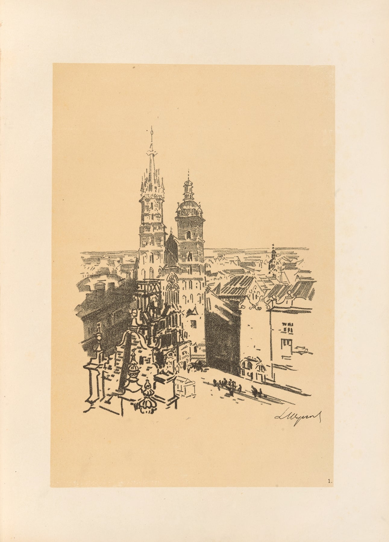 St. Marys Church by Leon Wyczółkowski