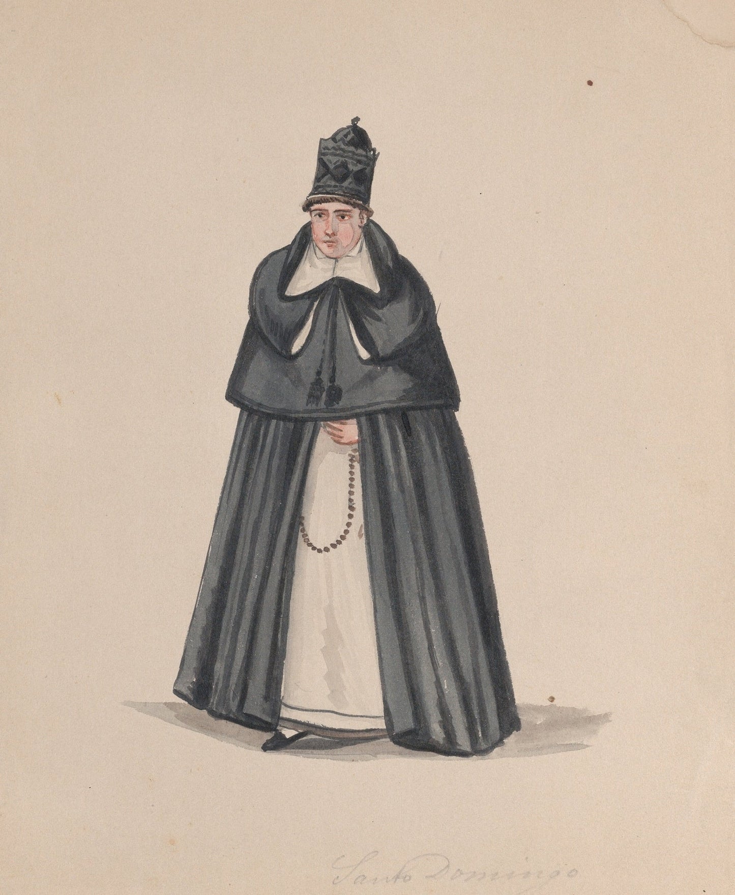 A Priest from the Order of Santo Domingo Saint Dominic by Francisco Fierro