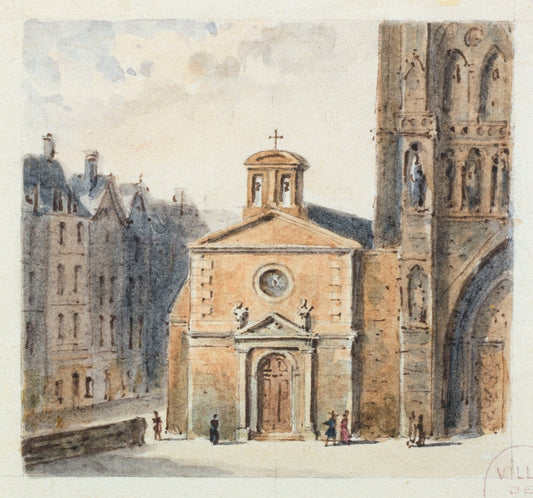 Saint Jean Le Rond Avant by Auguste-Sébastien Bénard