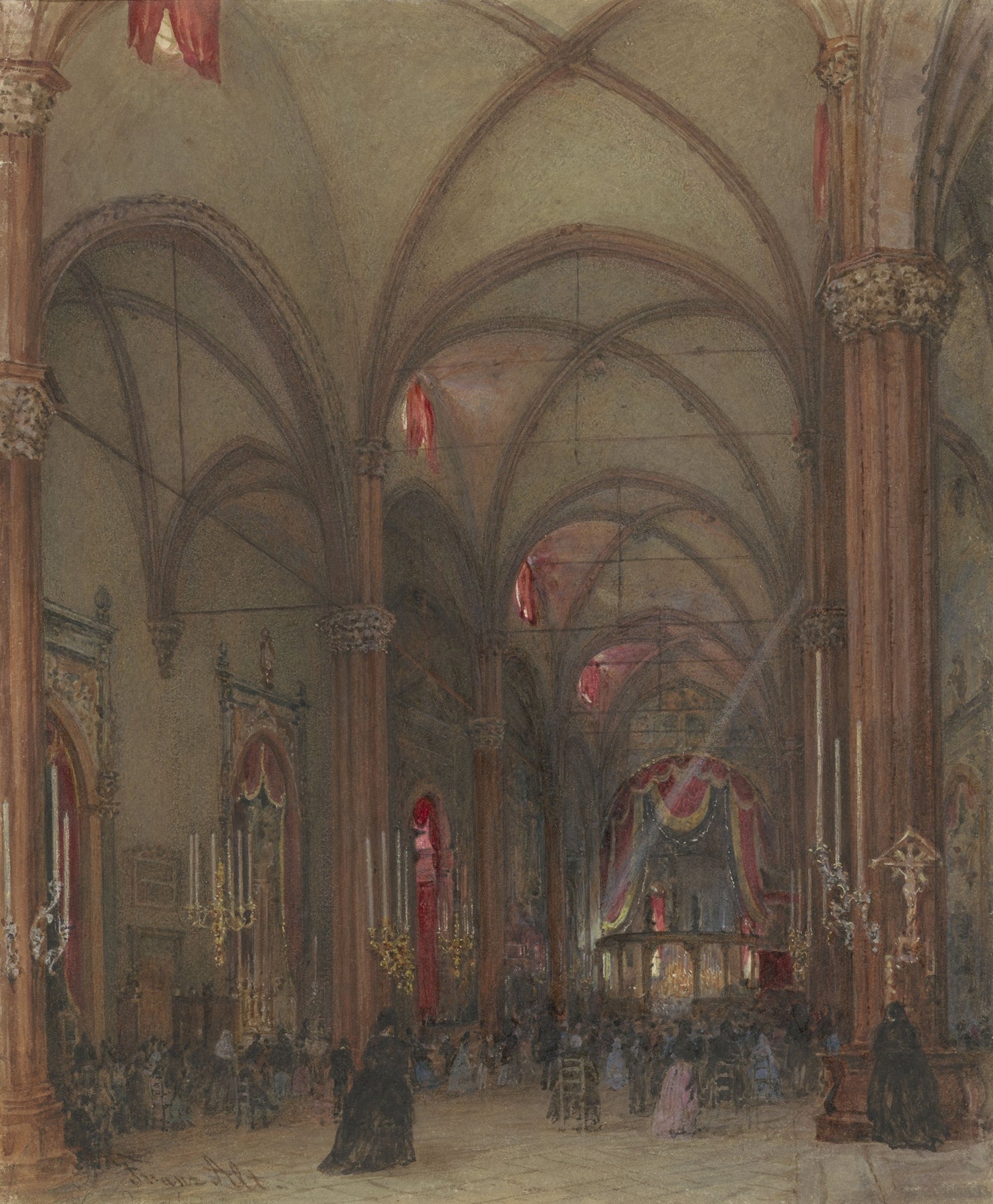 Interieur Van de Dom Te Verona by Franz Alt
