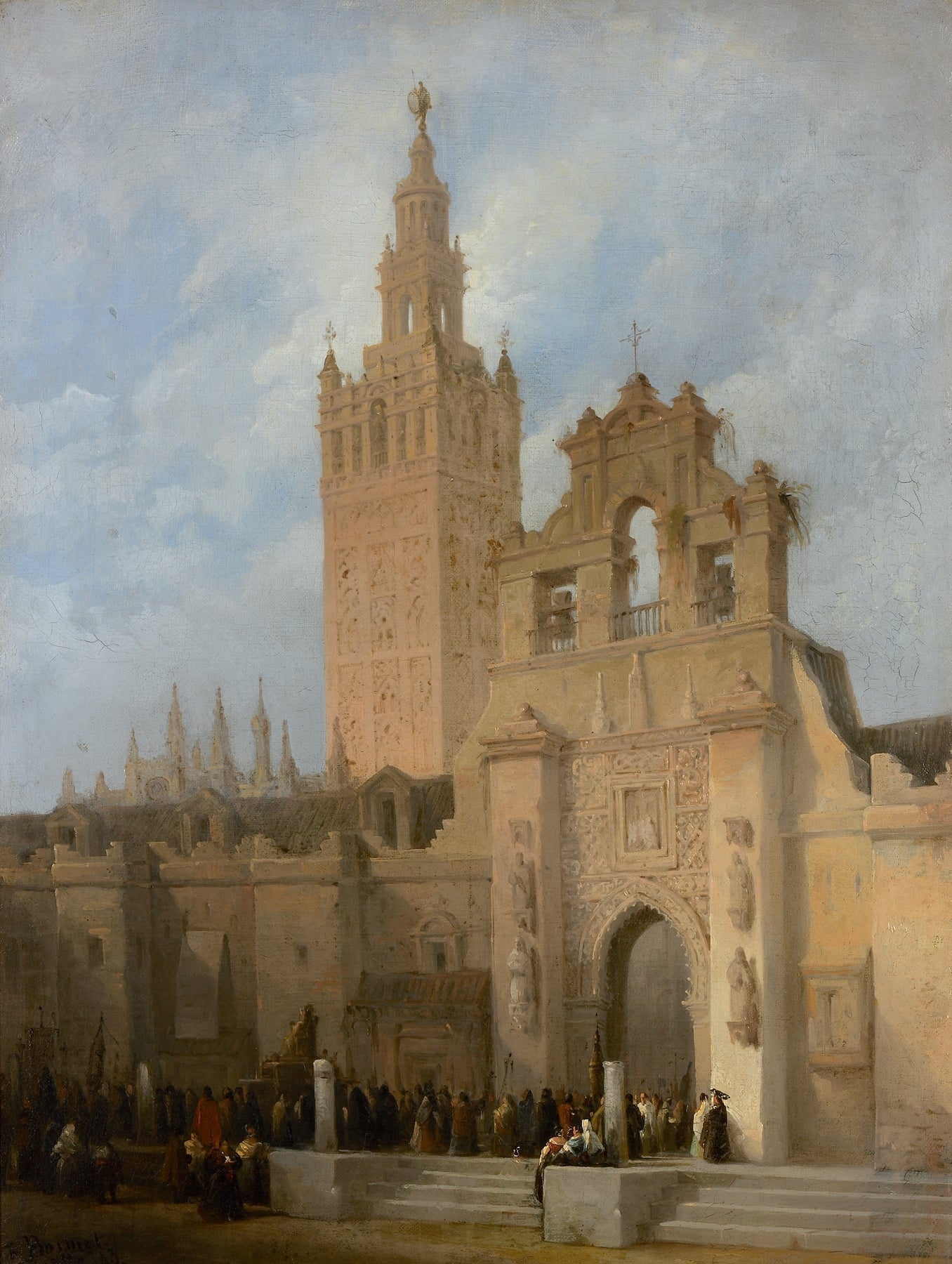 Kathedraal in Sevilla by François Antoine Bossuet