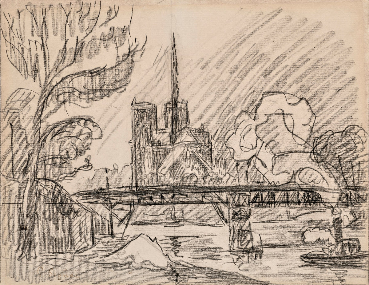 Paris Notre Dame by Paul Signac 