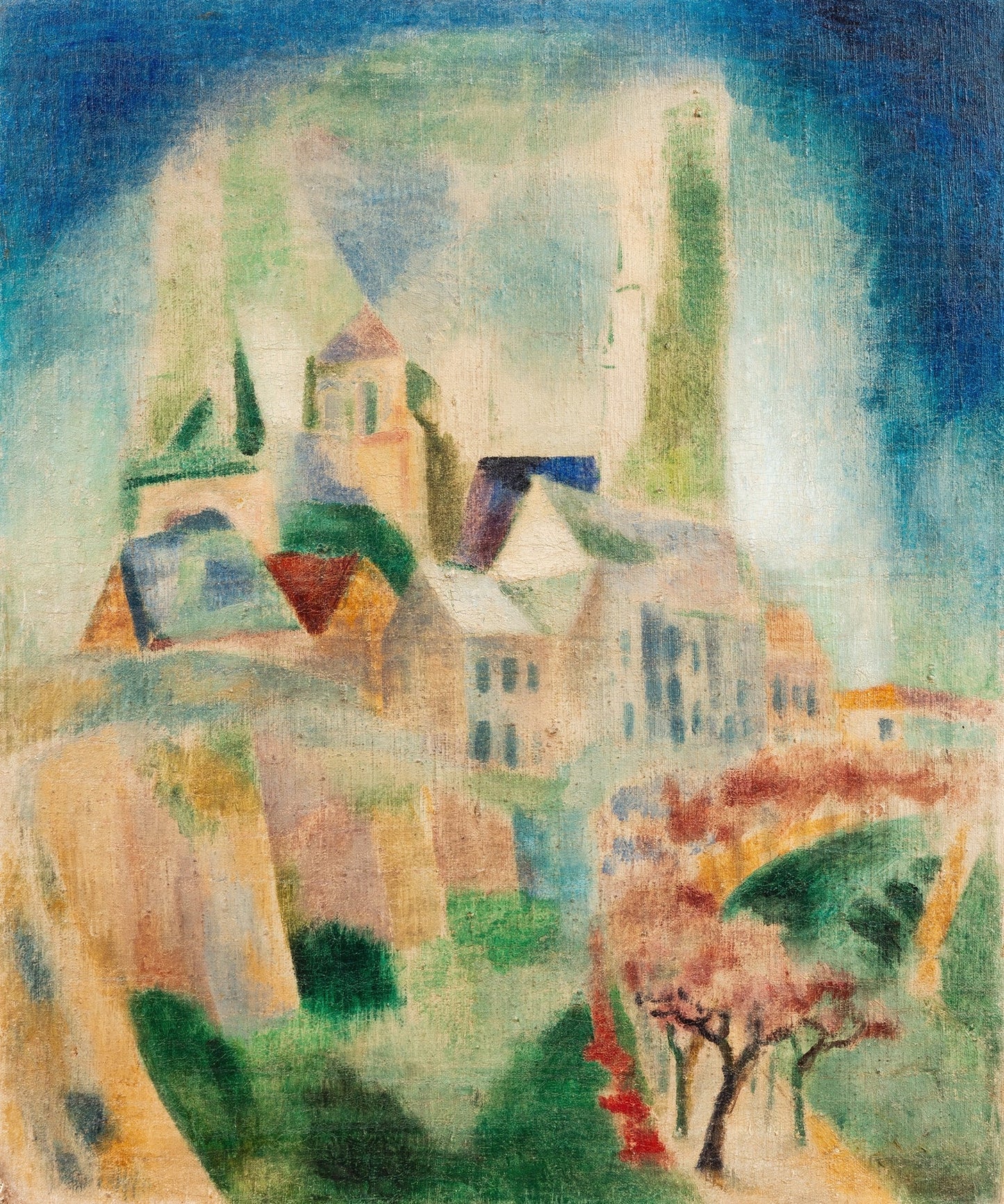 Cathedrale de Laon by Robert Delaunay 