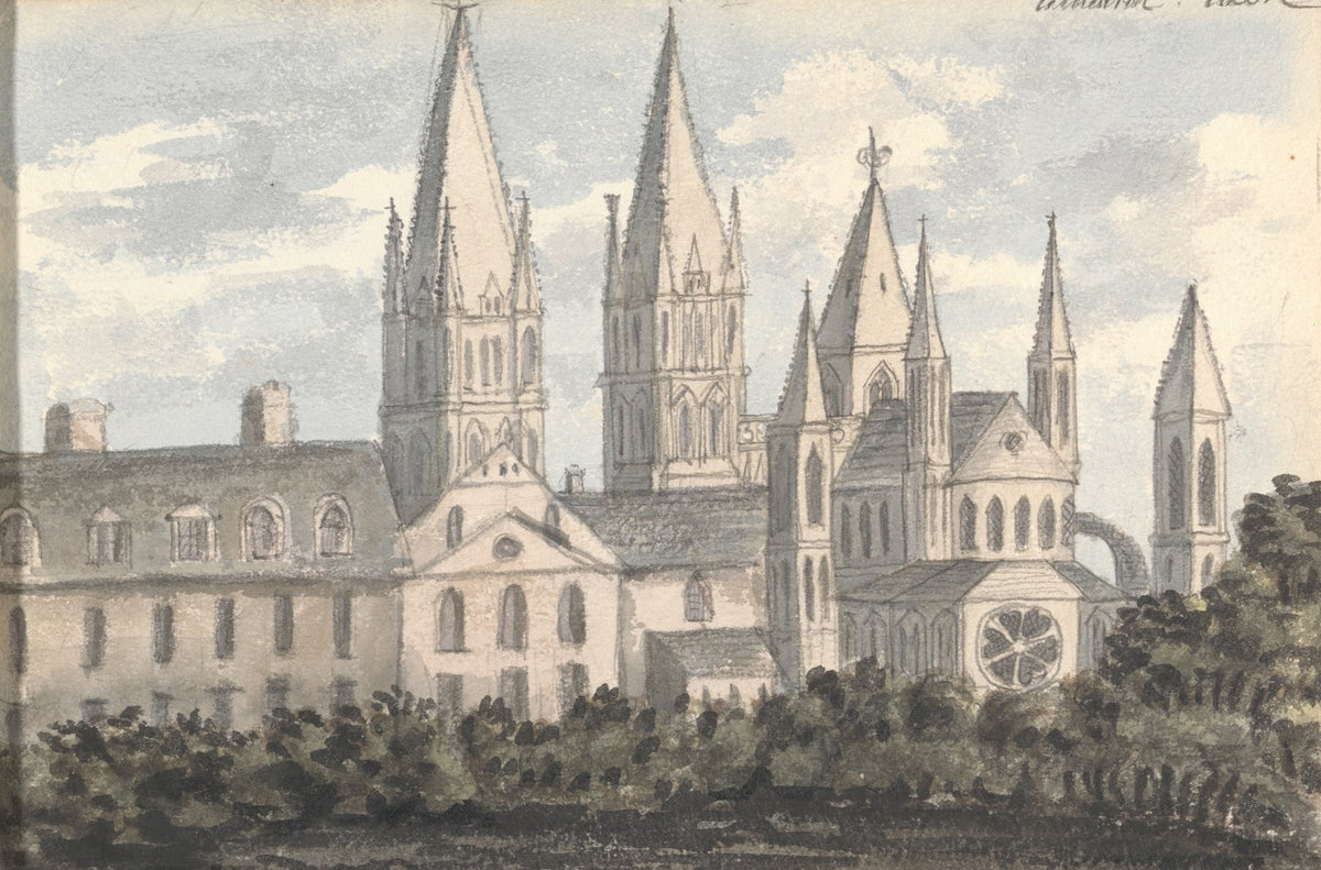 Cathedral Caen by Anne Rushout 