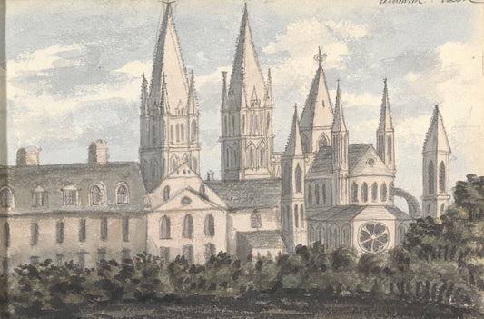 Cathedral Caen by Anne Rushout 