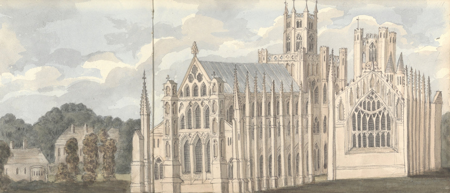 Ely Cathedral August 5 by Anne Rushout 