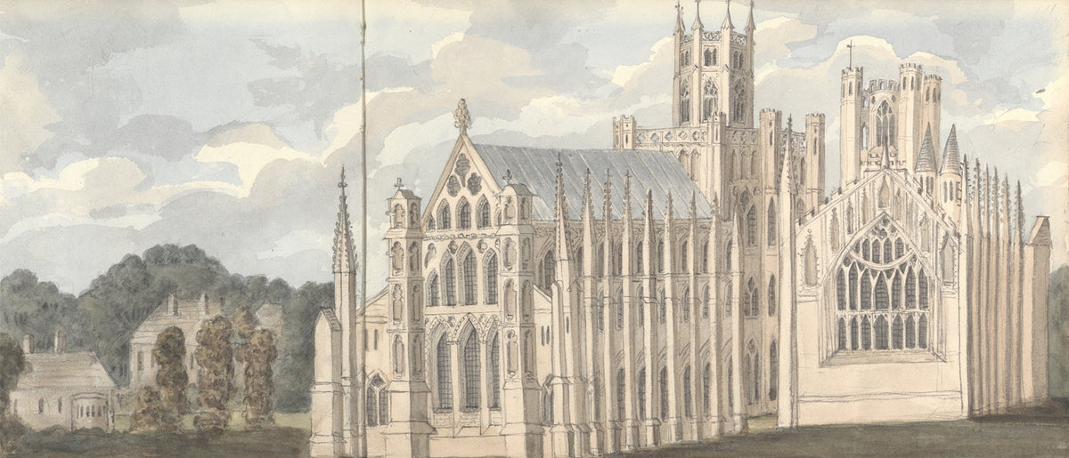 Ely Cathedral August 5 by Anne Rushout 