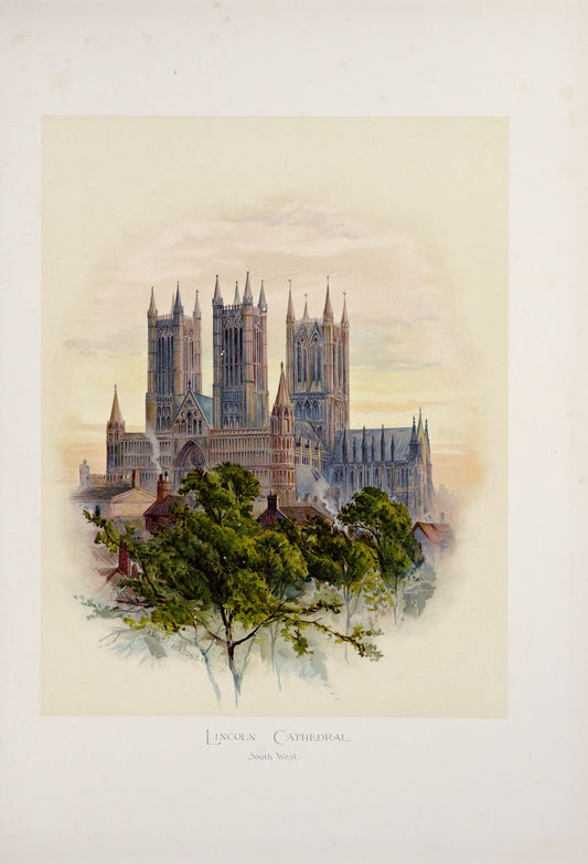 Lincoln Cathedral from the South West by Arthur Wilde Parsons