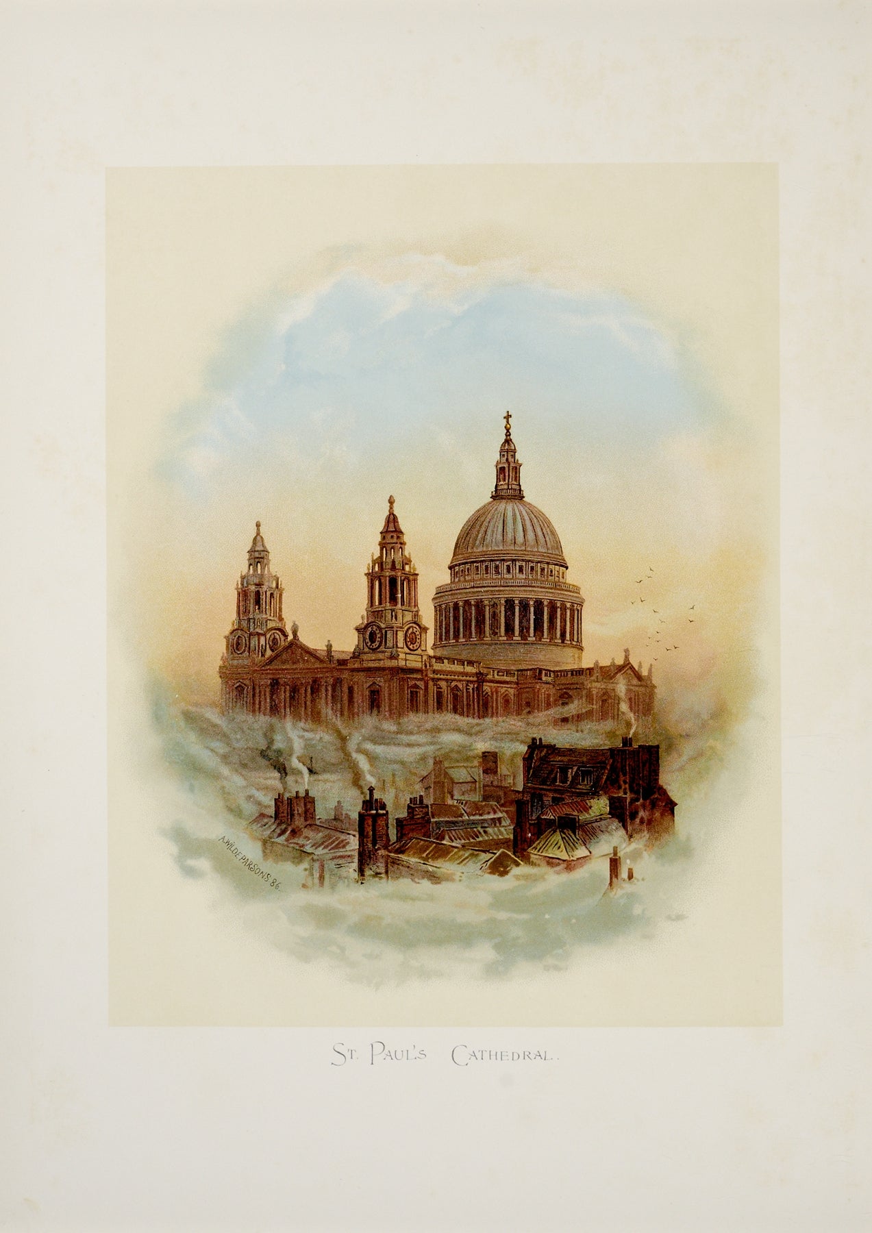 St. Pauls Cathedral by Arthur Wilde Parsons