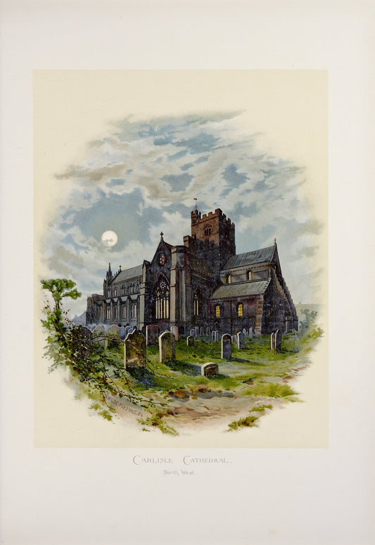 Carlisle Cathedral from the North West by Arthur Wilde Parsons 
