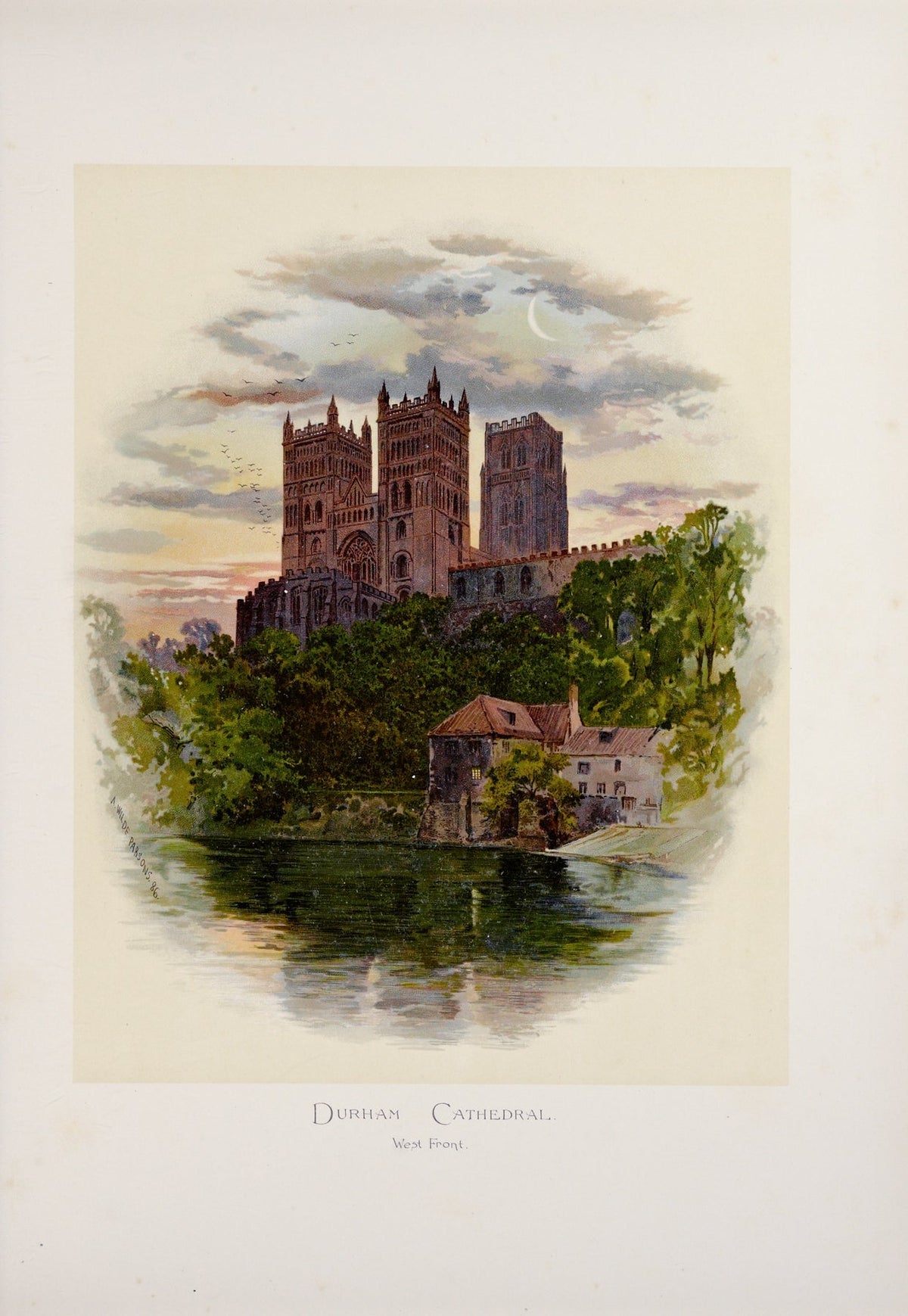 Durham Cathedral West Front Catholic artwork
