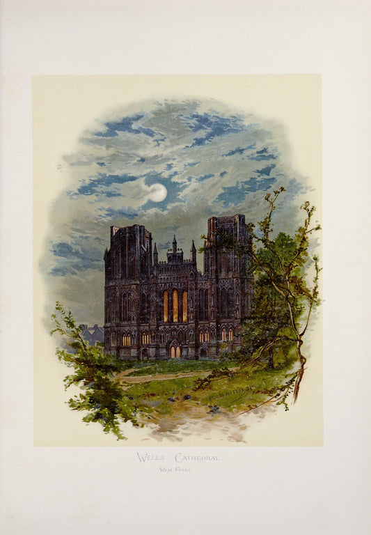 Wells Cathedral West Front Catholic artwork