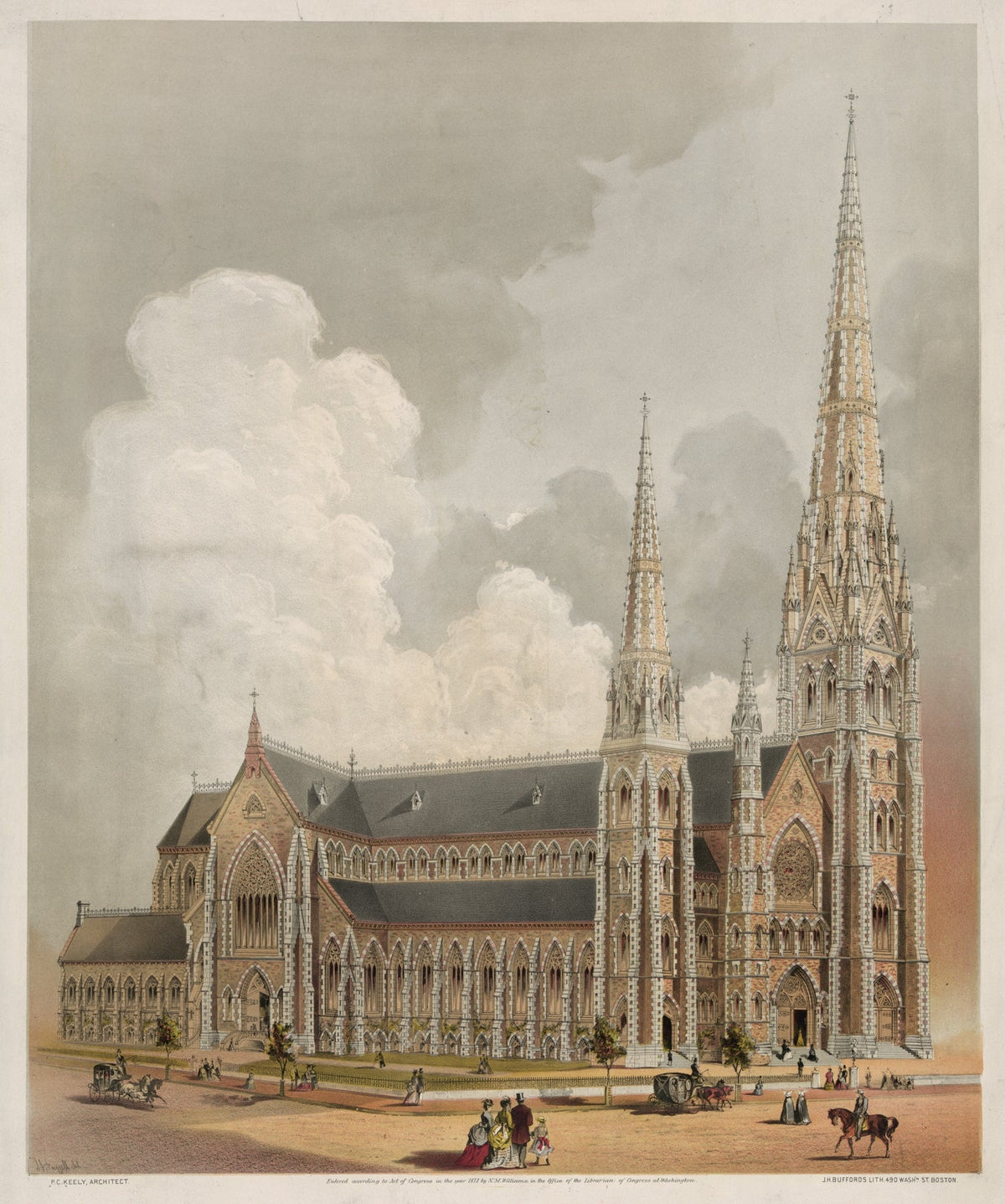 Cathedral of the Holy Cross, Boston, Mass. Catholic artwork