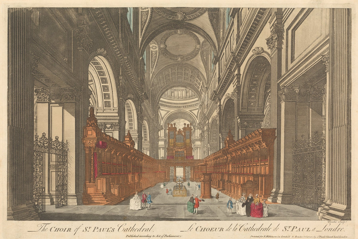 The Choir of St. Paul’s Cathedral Catholic artwork