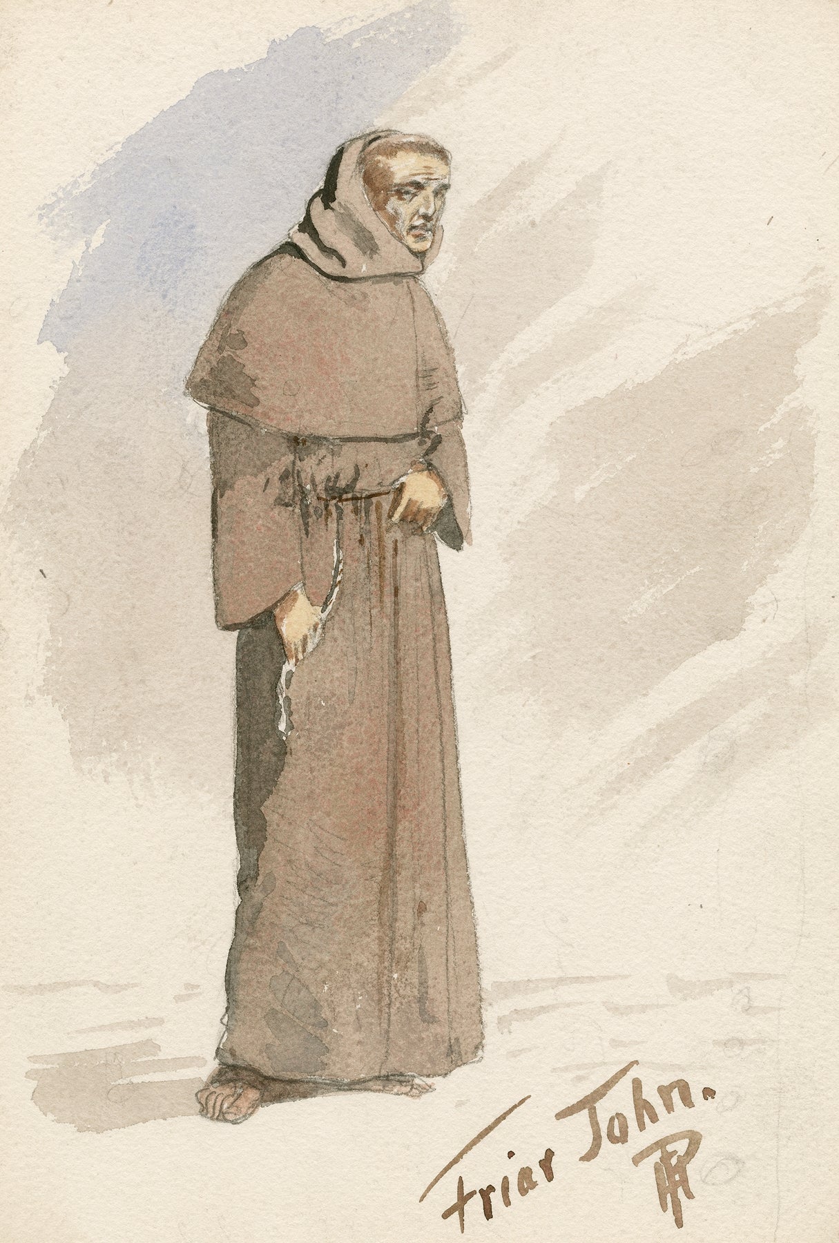 Romeo and Juliet; Friar John Catholic artwork