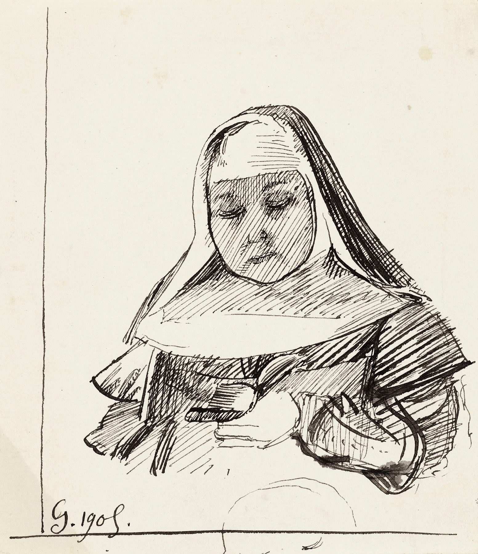 Portrait d’une religieuse Catholic artwork
