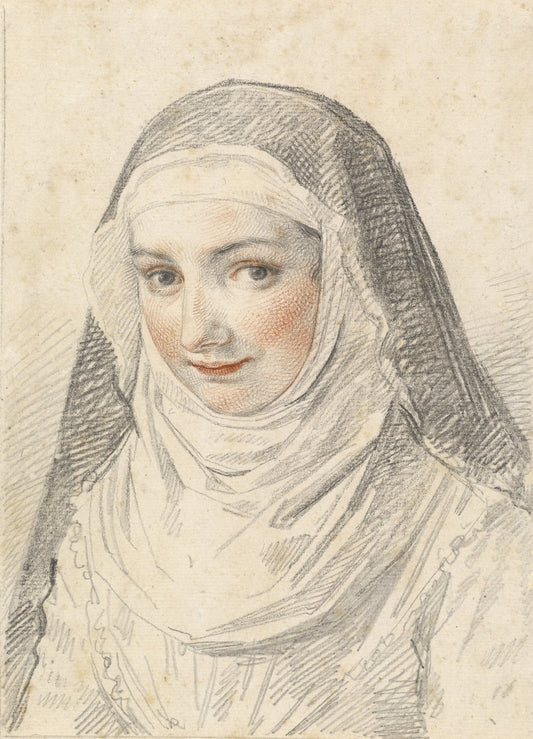 A Young Nun Catholic artwork