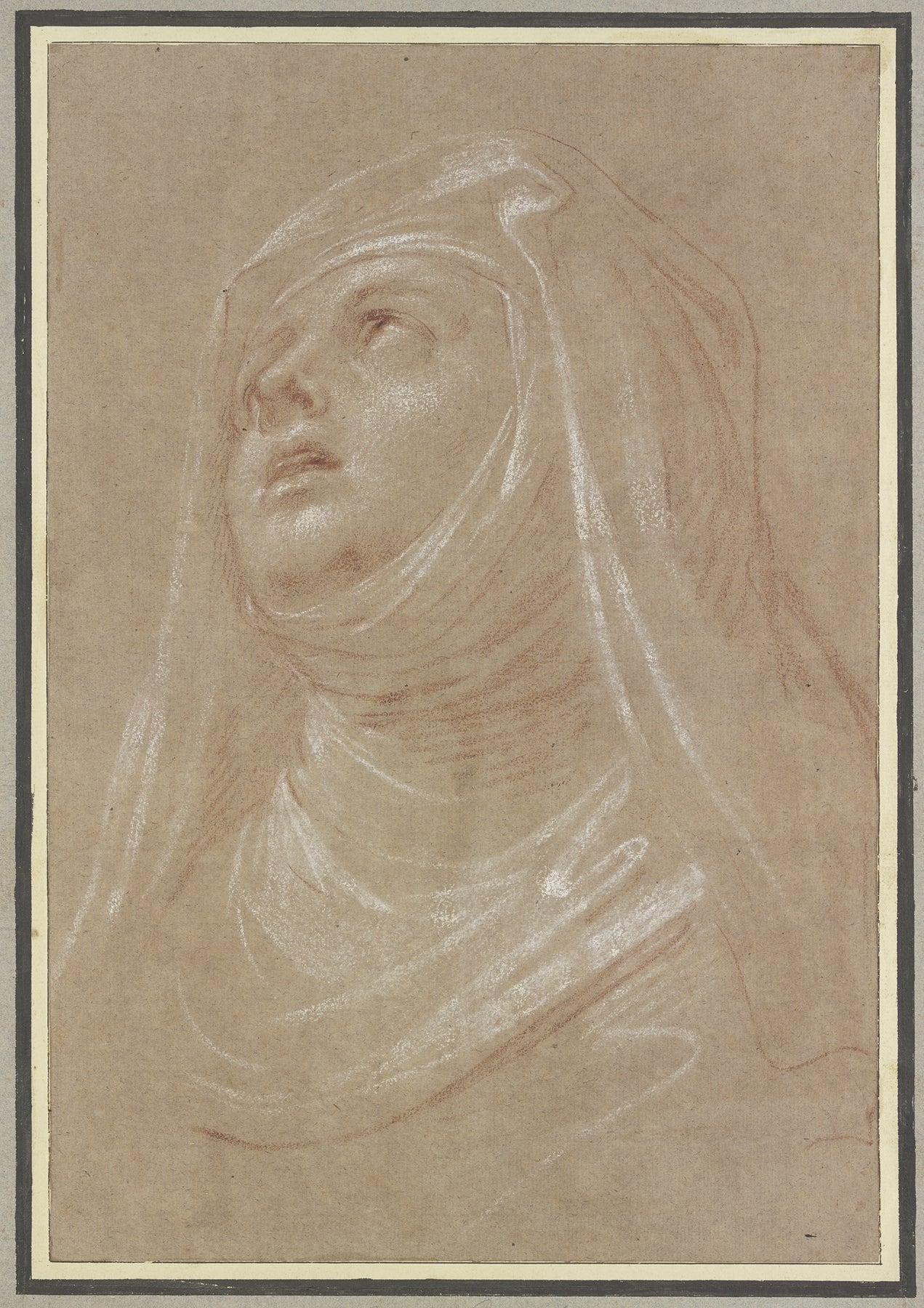A nun’s bust Catholic artwork