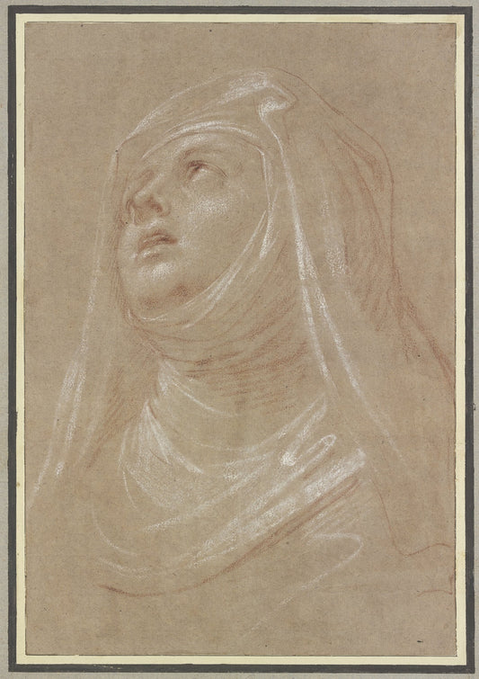 A nun’s bust Catholic artwork