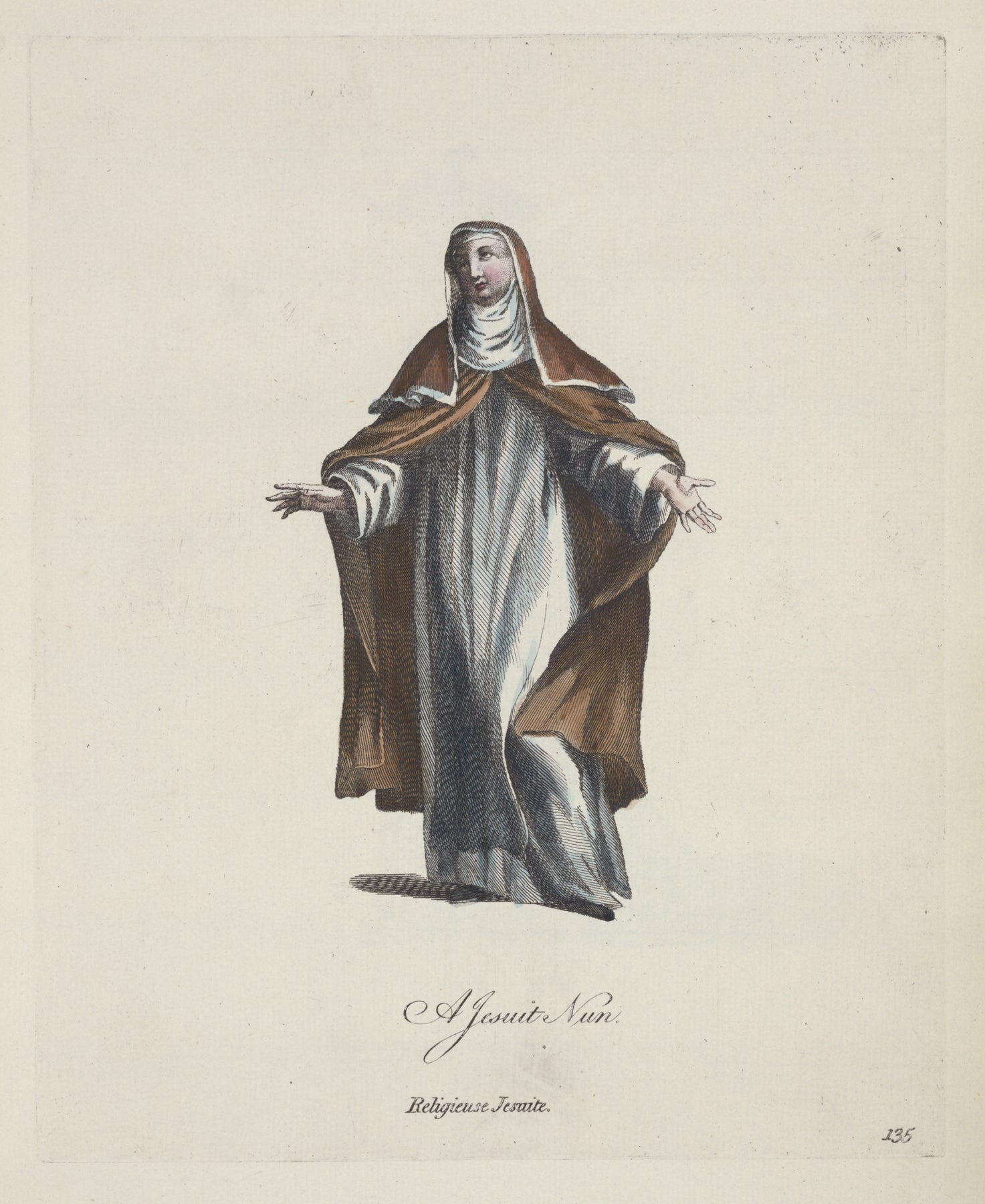 A Jesuit nun. Religieuse Jesuite. Catholic artwork