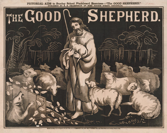The good shepherds Catholic artwork