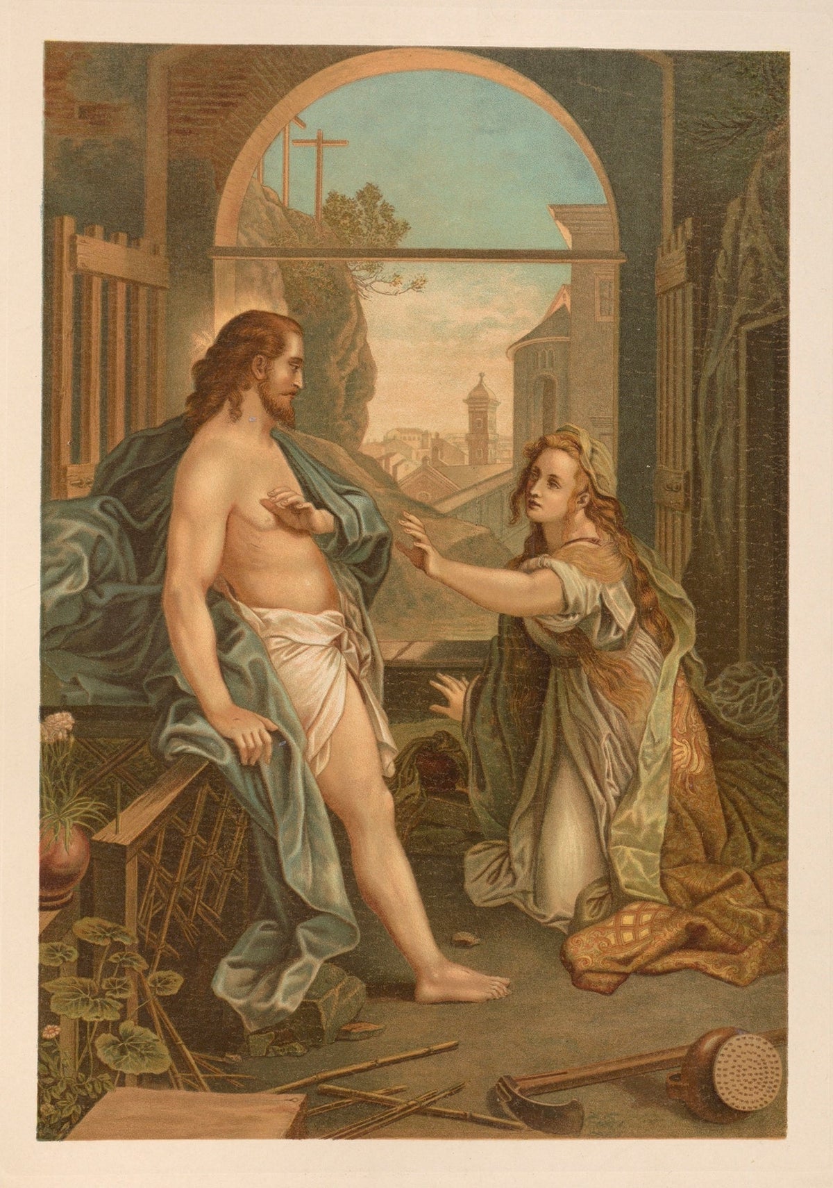 Jesus appears to Mary Magdalene Catholic artwork