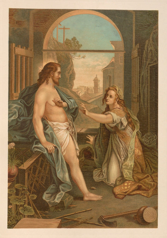 Jesus appears to Mary Magdalene Catholic artwork