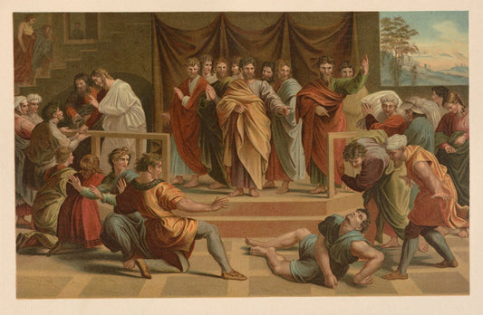Death of Ananias Catholic artwork