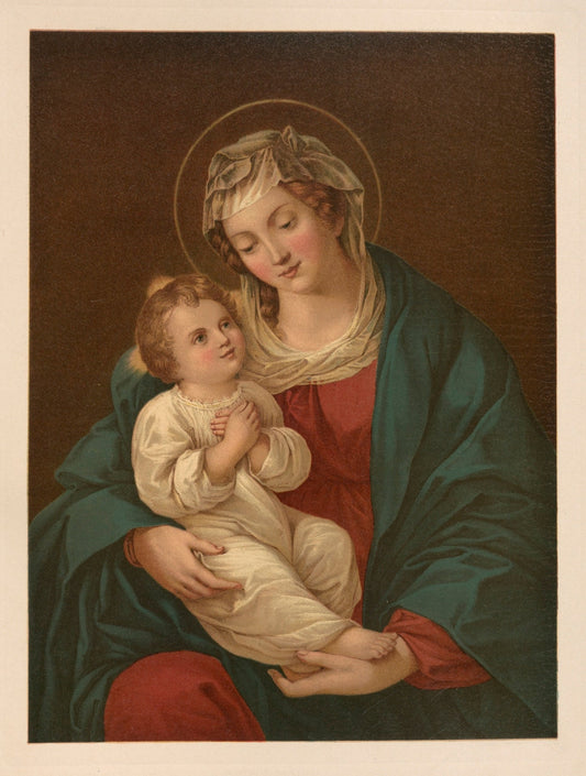 Mary with the Child Jesus Catholic artwork